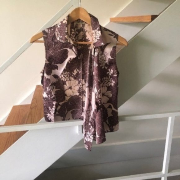 SOLD! RARE Miu Miu Hawaiian Print Floral Blouse - Picture 3 of 5